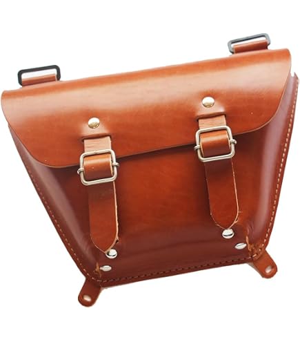 Amazon | crafta SR400専用レザーサイドバッグ（シングルベルト